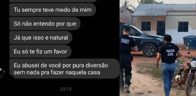 “Eu abusei de você por pura diversão”, diz tio acusado de estuprar sobrinha no AM