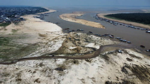 Histórico: Seca do Rio Negro bate recorde com 13,59 cm e supera 2010