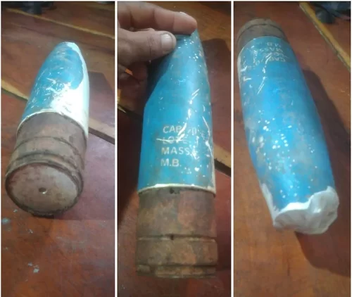 VÍDEOS: Criança encontra artefato explosivo submerso em praia do AM