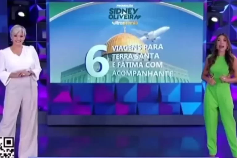 VÍDEO: SBT veicula sorteio de viagens a Israel em meio à guerra
