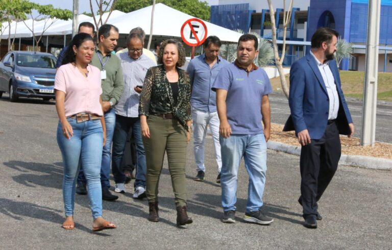 Gurupi + Tech 2023: Prefeita Josi Nunes vistoria estrutura no Campus I da UnirG