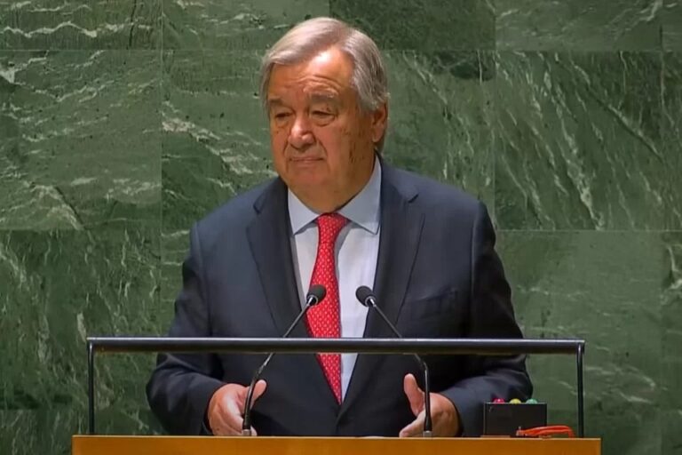 Em discurso, secretário da ONU diz que ataques “não aconteceram do nada”