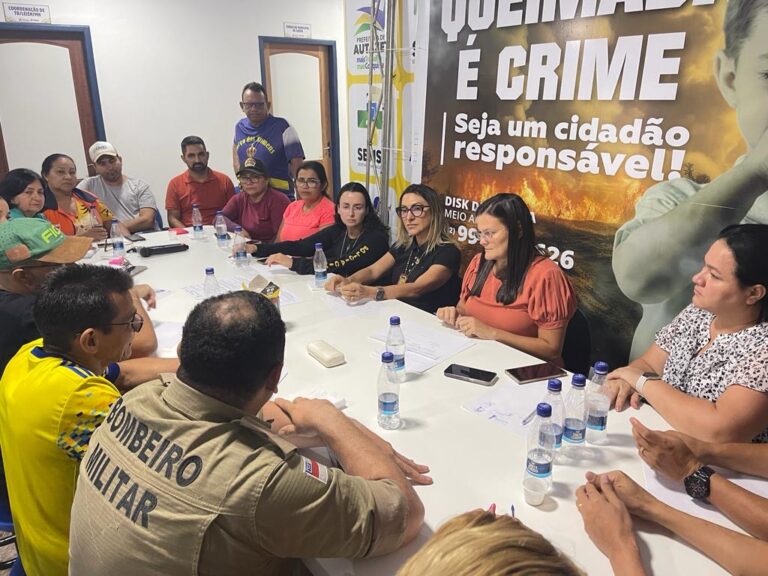 PC-AM realiza reunião para alinhamento sobre queimadas em Autazes