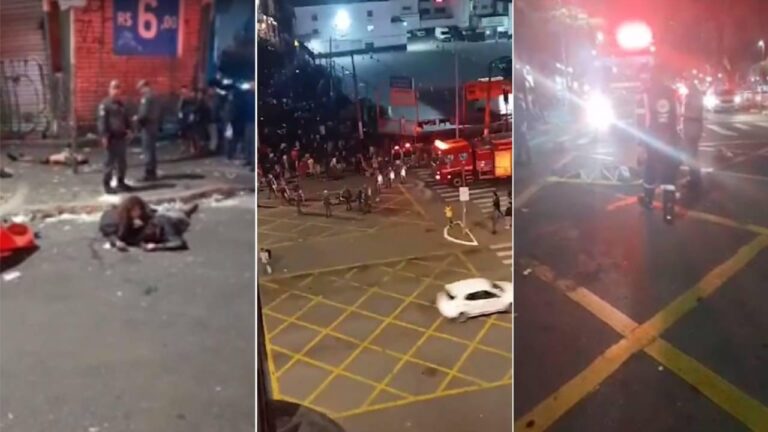 VÍDEO: Motorista atropela 16 pessoas na Cracolândia, em SP, após suposta tentativa de assalto