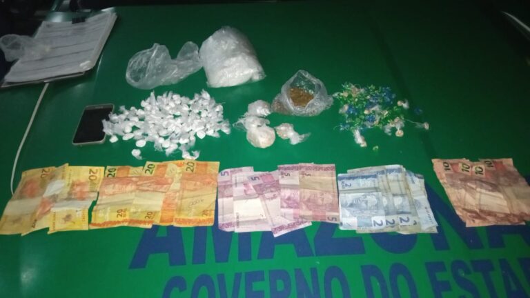 Em ações distintas, seis homens são presos por tráfico de drogas em Manaus