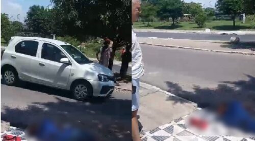 VÍDEO: Homem é ‘crivado de bala’ e agoniza em via pública de Manaus