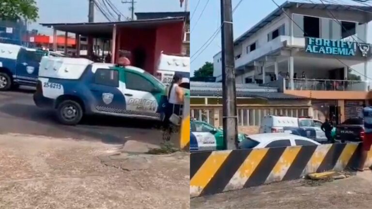 VÍDEO: Assaltantes invadem academia e rendem clientes e funcionários, em Manaus