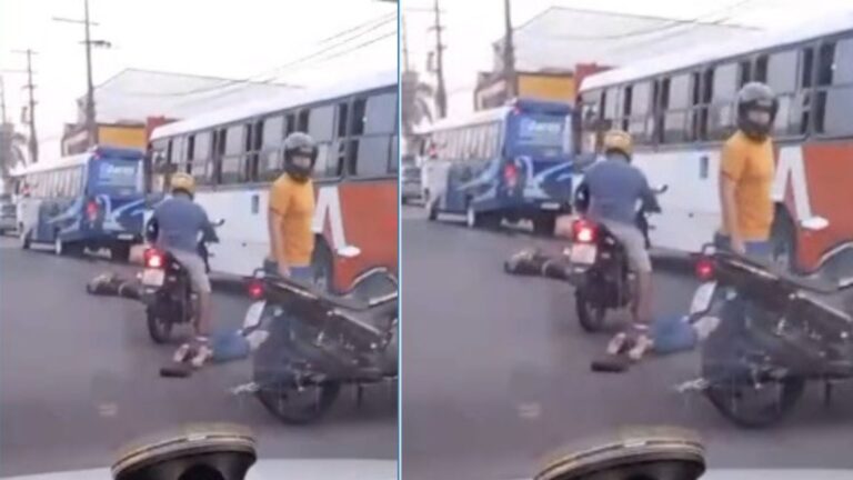 VÍDEOS: Acidente envolvendo carro e moto deixa trânsito lento na zona Leste de Manaus