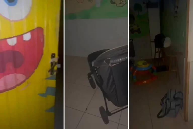 VÍDEO: Mãe encontra bebê trancado em sala escura de creche infestada por baratas