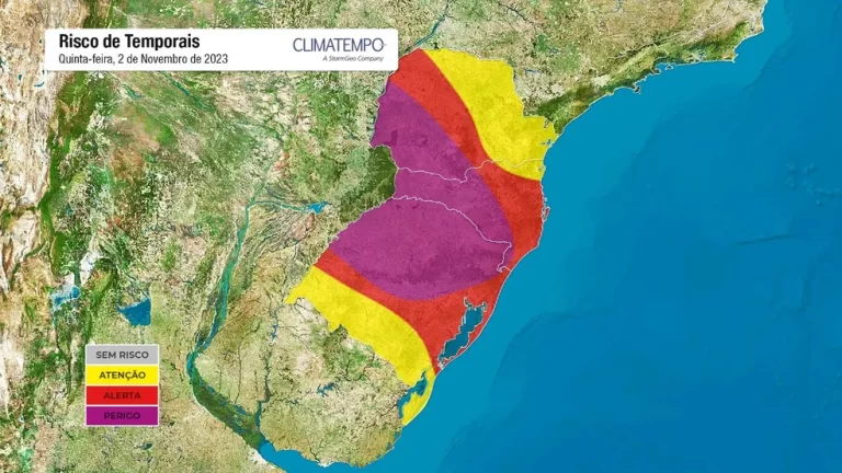 Ciclone extratropical começa a se formar no Rio Grande do Sul