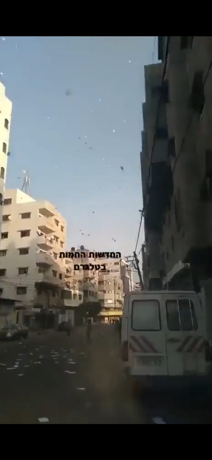 VÍDEO: Israel lança panfletos no sul de Gaza anunciando invasão terrestre