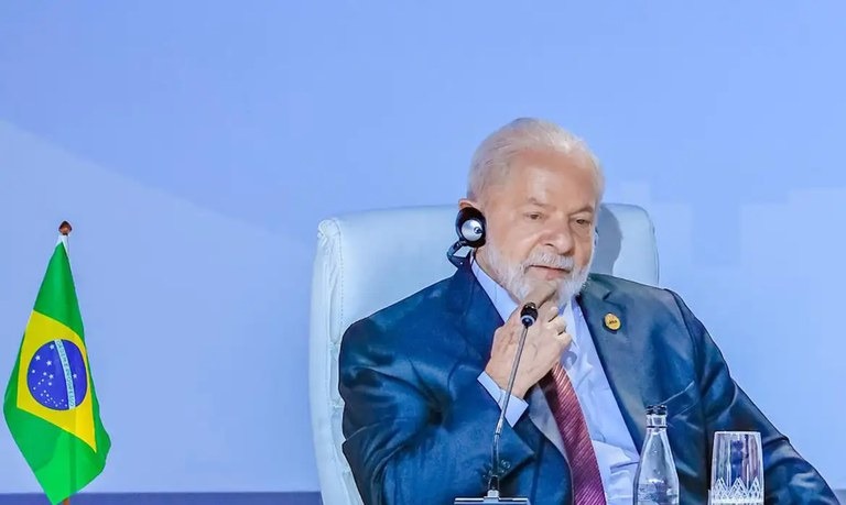 “Quero saudar o acordo anunciado hoje entre Israel e o Hamas”, diz Lula no encontro do G-20