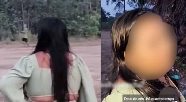 VÍDEO: Mulher viraliza ao ir em jogo de futebol cobrar pensão atrasada de ex-companheiro, no AM