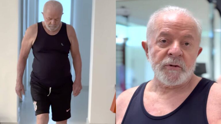 Recuperado de cirurgia, Lula se exercita e internautas brincam: ‘novo reforço do Corinthians’