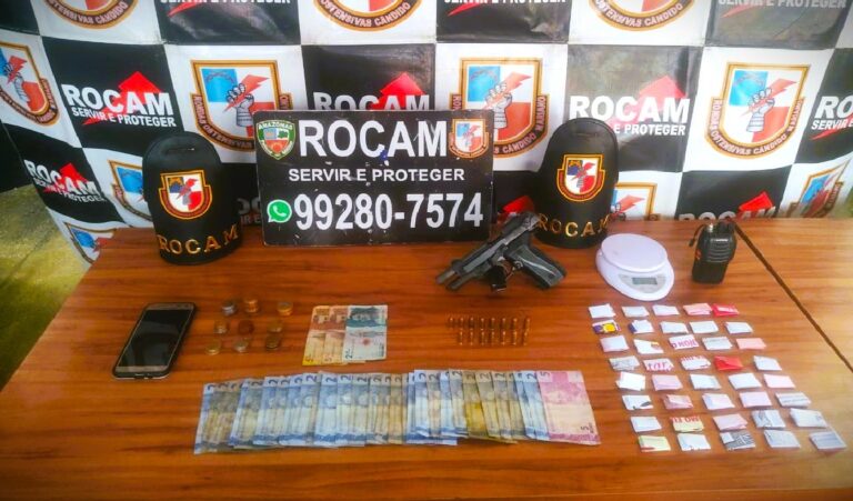 Dupla é presa por porte ilegal de arma de fogo e tráfico de drogas em Tabatinga