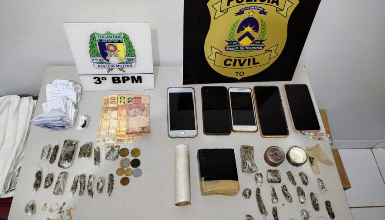 Policias localizam ponto de drogas em Pedro Afonso Policias localizam ponto de drogas em Pedro Afonso