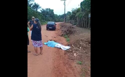 Corpo é encontrado com pescoço furado e jogado no meio da rua, no AM