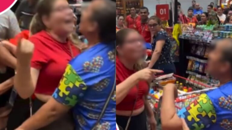 VÍDEO: ‘Clima natalino?’ Inauguração de supermercado em Manaus causa confusão e ‘dedo na cara’