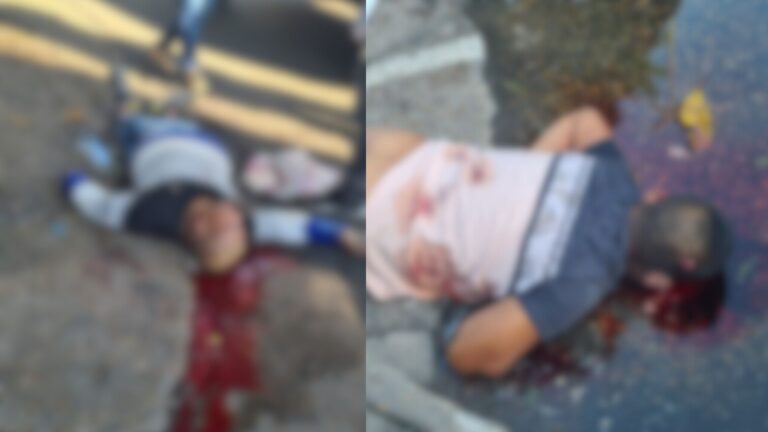 VÍDEO: Dupla é executada por pistoleiros enquanto caminhava no Centro de Manaus