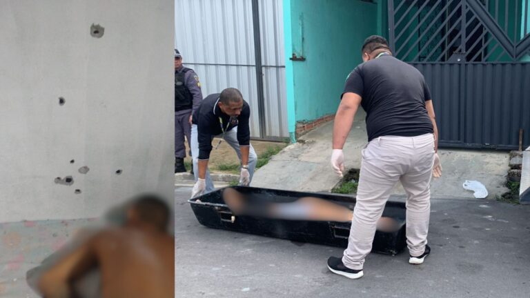 “Chuva de bala”: Em Manaus, homem é executado por pistoleiros enquanto dormia