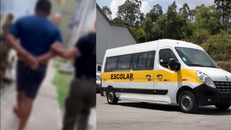 VÍDEO: Motorista de condução escolar é preso acusado de estuprar adolescentes de 12 anos, em Manaus