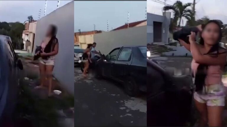 VÍDEO: Em Manaus, mulher quebra carro a marteladas após acidente: “Não quer consertar minha moto, né?”
