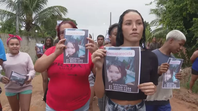 Menina de 4 anos desaparece na Baixada Fluminense