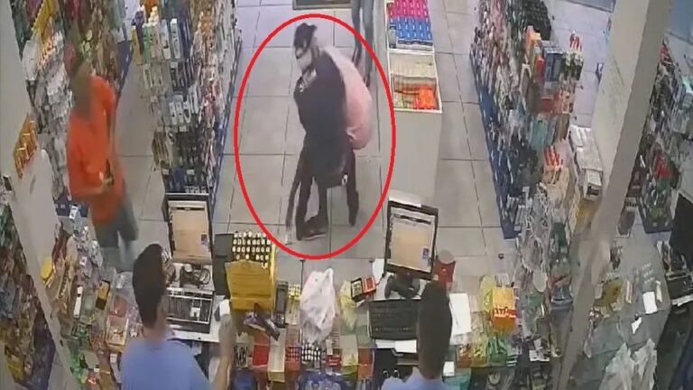 VÍDEO: Idoso de 81 anos imobiliza e mete a ‘porrada’ em ladrão durante assalto, em Goiânia