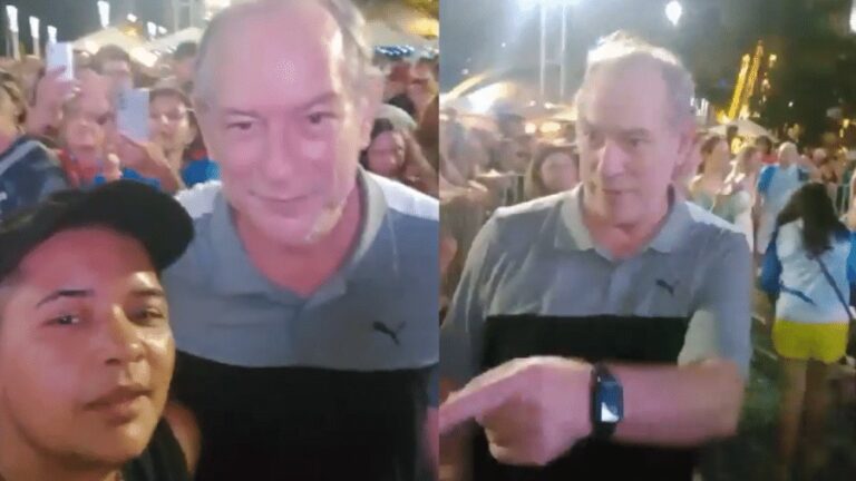 VÍDEO: Ciro Gomes dá tapa na cara de homem após ser chamado de bandido