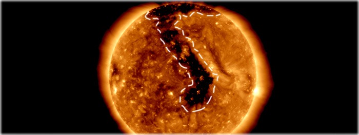 Nasa descobre buraco na camada solar que equivale ao tamanho de 60 Terras