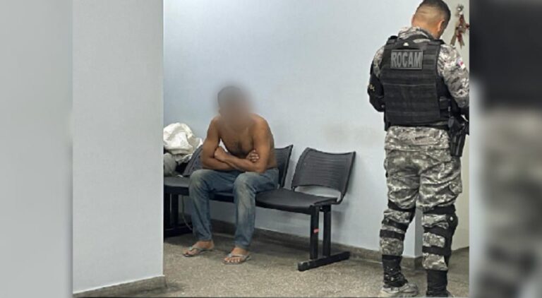 VÍDEO: Homem é salvo por policiais momentos antes de receber sentença de ‘tribunal do crime’, em Manaus