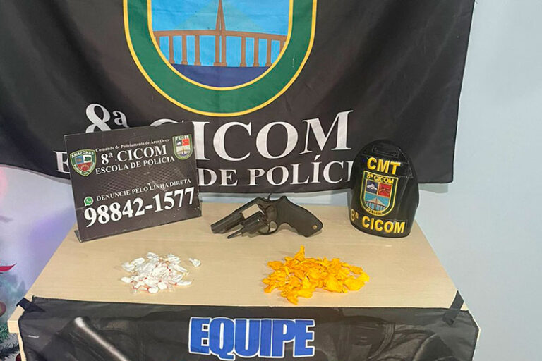 Foragido é preso após ameaçar moradores com arma de fogo em Manaus