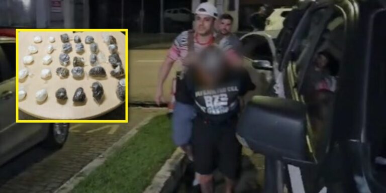 VÍDEO: Líder do tráfico da praça 14 é preso em Manaus