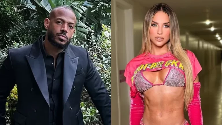 Gabi Martins é flagrada aos beijos com o ator Marlon Wayans, de ‘As Branquelas’, na Farofa da Gkay
