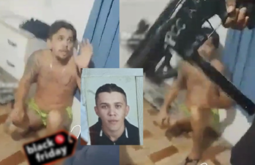 VÍDEO: Momentos antes de ser ‘crivado de bala’ com fuzil, ‘Loirinho’ implora pela vida, no AM