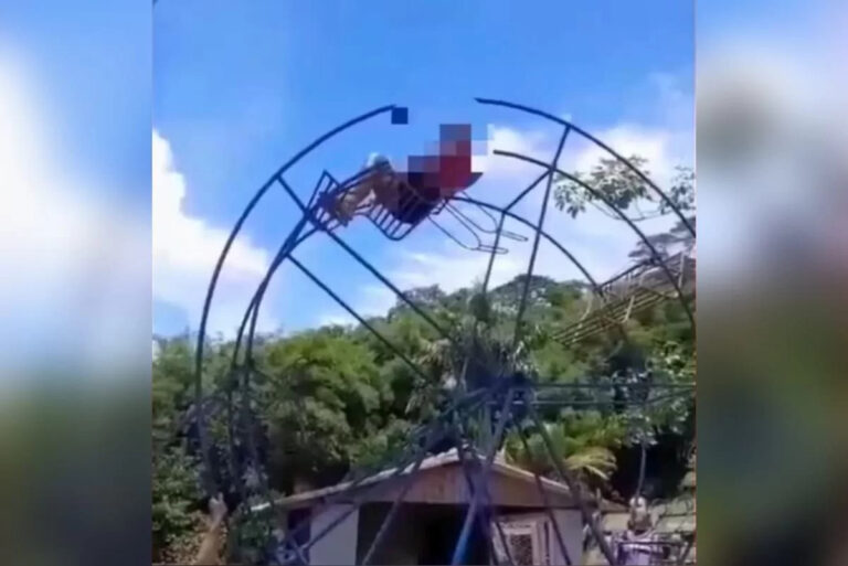 VÍDEO: Mulher sofre acidente em brinquedo que simula roda gigante e morre em MG