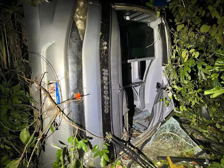 Ônibus tomba e várias pessoas ficam feridas na TO-335