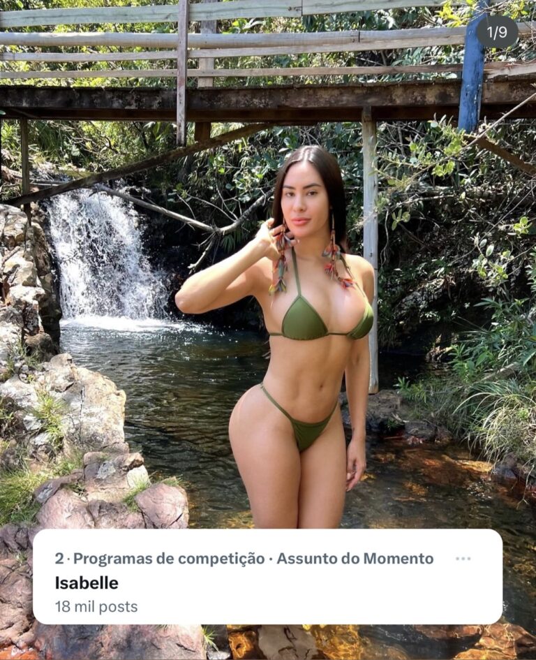 BBB24: Isabelle Nogueira, candidata amazonense, está entre os assuntos mais comentados do Brasil