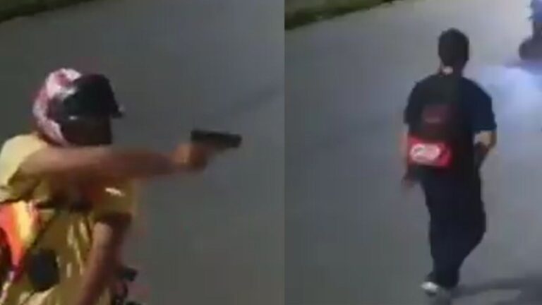 VÍDEO: Homem é encurralado e fica sob a mira de uma arma durante tentativa de assalto em Manaus