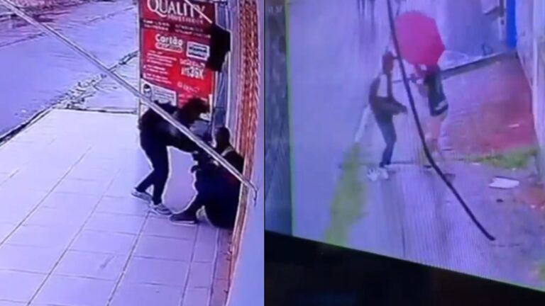 VÍDEO: Ladrão ‘cara de pau’ arranca celular de vítimas no interior do AM