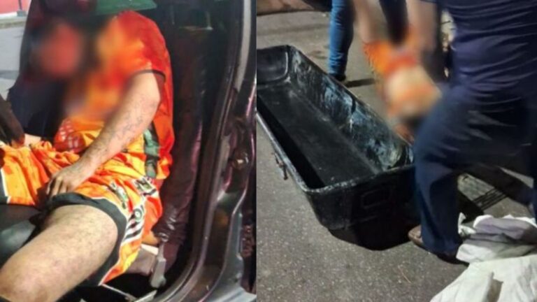 VÍDEO: Suposto assaltante morre ao bater veículo em muro de casa, em Manaus