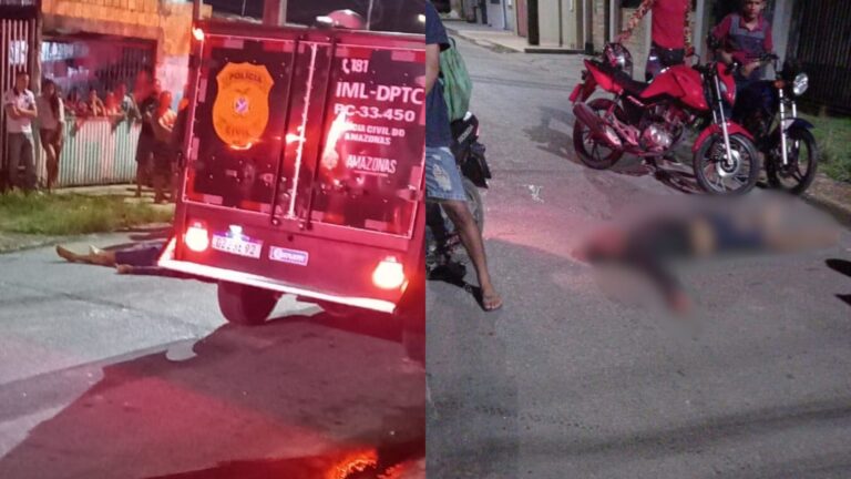Homem invade casa, assalta família, atira contra criança e termina morto por ‘justiceiro’, em Manaus