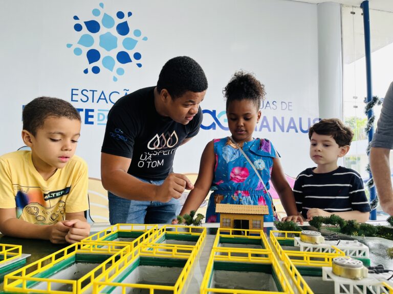 População pode agendar ida a museu interativo de ciências e visita a estações de água e esgoto, em Manaus