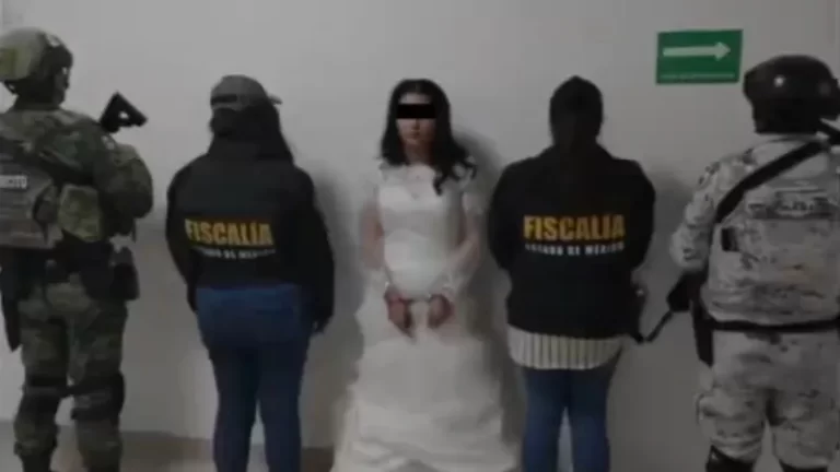 “Noiva do crime”: mulher é presa em pleno casamento no México