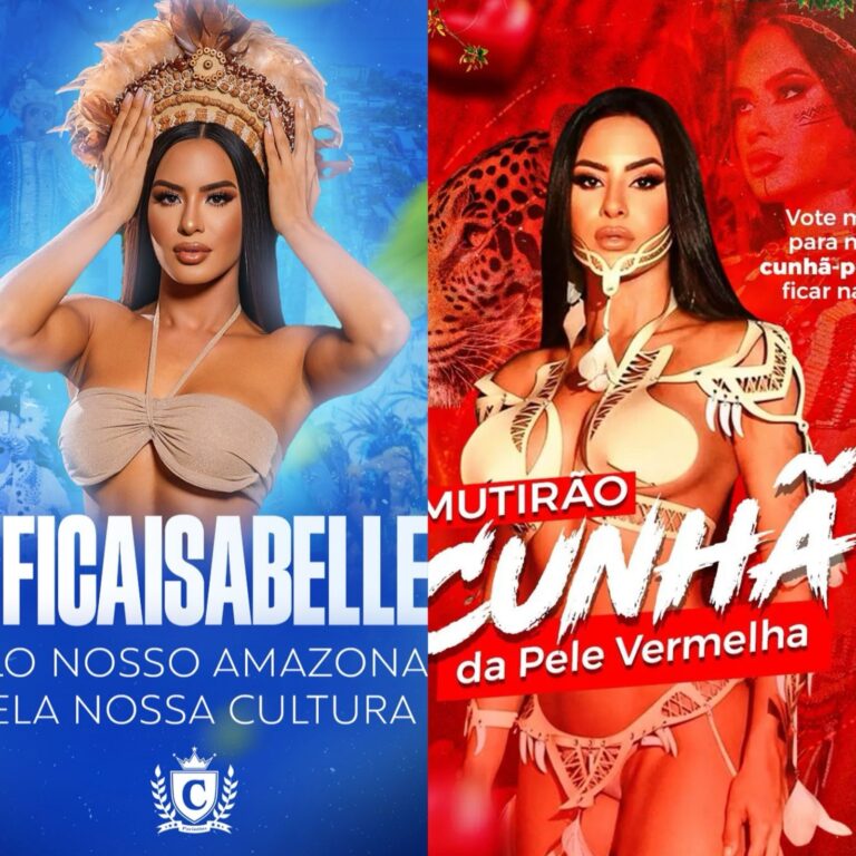 BBB 24: Caprichoso e Garantido se unem pela permanência de Isabelle Nogueira no jogo