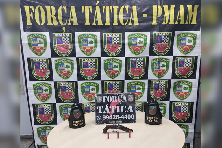 Duas armas de fogo são apreendidas e homem é preso na zona Centro-Oeste de Manaus Duas armas de fogo são apreendidas e homem é preso na zona Centro-Oeste de Manaus
