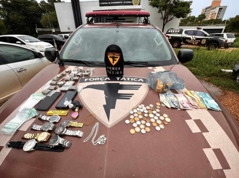 Dupla é presa por tráfico de drogas em Palmas