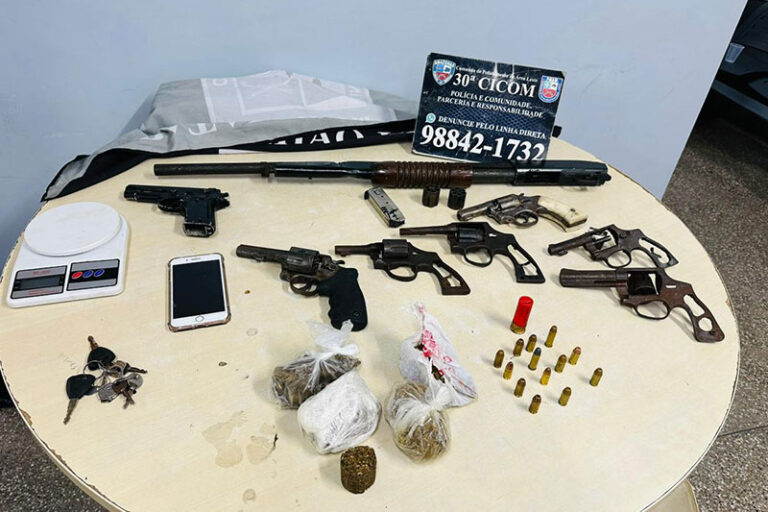 PM prende dois integrantes de facção criminosa em Manaus
