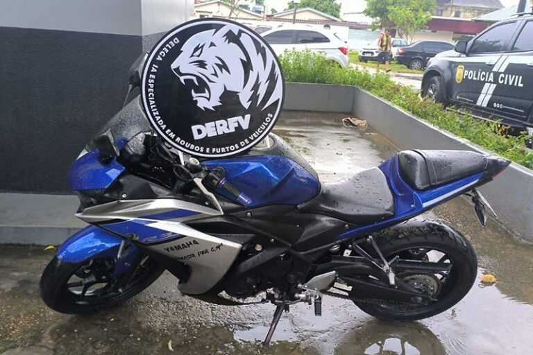 AM: Homem é preso após anunciar motocicleta roubada em site