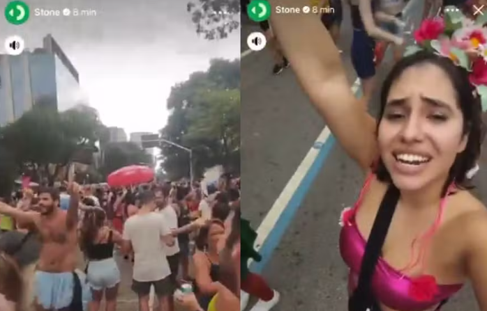 VÍDEO: Funcionária da Stone se confunde e publica vídeo pulando carnaval na conta do Instagram da empresa VÍDEO: Funcionária da Stone se confunde e publica vídeo pulando carnaval na conta do Instagram da empresa